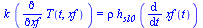 `*`(k, `*`(diff(T(t, xf), xf))) = `*`(rho, `*`(h[sl0], `*`(diff(xf(t), t))))