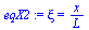 `:=`(eqX2, xi = `/`(`*`(x), `*`(L)))