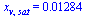 x[v, sat] = 0.1284e-1