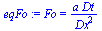 Fo = `/`(`*`(a, `*`(Dt)), `*`(`^`(Dx, 2)))