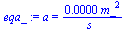 a = `+`(`/`(`*`(0.46153846153846153847e-5, `*`(`^`(m_, 2))), `*`(s_)))