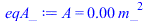 A = `+`(`*`(0.1840e-3, `*`(`^`(m_, 2))))