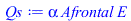 `*`(alpha, `*`(Afrontal, `*`(E)))