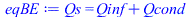 Qs = `+`(Qinf, Qcond)