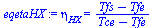 eta[HX] = `/`(`*`(`+`(Tfs, `-`(Tfe))), `*`(`+`(Tce, `-`(Tfe))))