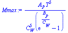 `/`(`*`(A[P], `*`(`^`(T, 5))), `*`(`^`(C[W], 5), `*`(`+`(exp(`/`(`*`(B[P]), `*`(C[W]))), `-`(1)))))