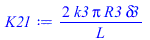 `+`(`/`(`*`(2, `*`(k3, `*`(Pi, `*`(R3, `*`(delta3))))), `*`(L)))