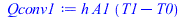 `*`(h, `*`(A1, `*`(`+`(T1, `-`(T0)))))