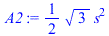 `+`(`*`(`/`(1, 2), `*`(`^`(3, `/`(1, 2)), `*`(`^`(s, 2)))))