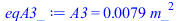 A3 = `+`(`*`(0.7853981635e-2, `*`(`^`(m_, 2))))