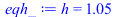 h = 1.047095761