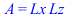 A = `*`(Lx, `*`(Lz))