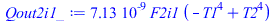 `+`(`*`(0.7125132142e-8, `*`(F2i1, `*`(`+`(`-`(`*`(`^`(T1, 4))), `*`(`^`(T2, 4)))))))