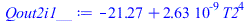 `+`(`-`(21.26554892), `*`(0.2625376410e-8, `*`(`^`(T2, 4))))