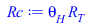 Typesetting:-mprintslash([Rc := `*`(theta[H], `*`(R[T]))], [`*`(theta[H], `*`(R[T]))])