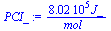 `+`(`/`(`*`(802310.0001, `*`(J_)), `*`(mol_)))