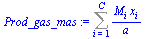 Sum(`/`(`*`(M[i], `*`(x[i])), `*`(a)), i = 1 .. C)