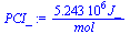`+`(`/`(`*`(0.5243e7, `*`(J_)), `*`(mol_)))