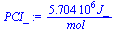 `+`(`/`(`*`(0.5704e7, `*`(J_)), `*`(mol_)))