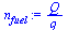 `/`(`*`(Q), `*`(q))