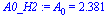 A[0] = 2.381