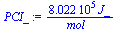 `+`(`/`(`*`(0.8022e6, `*`(J_)), `*`(mol_)))