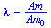 `/`(`*`(Am), `*`(Am[0]))