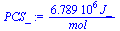 `+`(`/`(`*`(0.6789e7, `*`(J_)), `*`(mol_)))