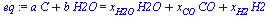 `+`(`*`(a, `*`(C)), `*`(b, `*`(H2O))) = `+`(`*`(x[H2O], `*`(H2O)), `*`(x[CO], `*`(CO)), `*`(x[H2], `*`(H2)))