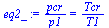 `/`(`*`(pcr), `*`(p1)) = `/`(`*`(Tcr), `*`(T1))