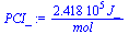 `+`(`/`(`*`(0.2418e6, `*`(J_)), `*`(mol_)))