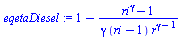 `+`(1, `-`(`/`(`*`(`+`(`^`(ri, gamma), `-`(1))), `*`(gamma, `*`(`+`(ri, `-`(1)), `*`(`^`(r, `+`(gamma, `-`(1)))))))))