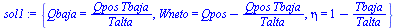 {Qbaja = `/`(`*`(Qpos, `*`(Tbaja)), `*`(Talta)), Wneto = `+`(Qpos, `-`(`/`(`*`(Qpos, `*`(Tbaja)), `*`(Talta)))), eta = `+`(1, `-`(`/`(`*`(Tbaja), `*`(Talta))))}