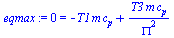0 = `+`(`-`(`*`(T1, `*`(m, `*`(c[p])))), `/`(`*`(T3, `*`(m, `*`(c[p]))), `*`(`^`(PI, 2))))