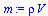 `*`(rho, `*`(V))