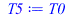 Typesetting:-mprintslash([T5 := T0], [T0])