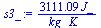 `+`(`/`(`*`(3111.0874542797316818, `*`(J_)), `*`(kg_, `*`(K_))))