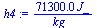 `:=`(h4, `+`(`/`(`*`(0.713e5, `*`(J_)), `*`(kg_))))