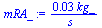 `+`(`/`(`*`(0.2522983485466952e-1, `*`(kg_)), `*`(s_)))