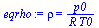 rho = `/`(`*`(p0), `*`(R, `*`(T0)))