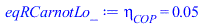 eta[COP] = 0.5430677936e-1