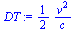 `+`(`/`(`*`(`/`(1, 2), `*`(`^`(v, 2))), `*`(c)))