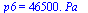 p6 = `+`(`*`(0.4650e5, `*`(Pa_)))