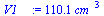 `:=`(V1__, `+`(`*`(110.1293124, `*`(`^`(cm_, 3)))))