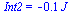 Int2 = `+`(`-`(`*`(0.58e-1, `*`(J_))))