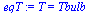 T = Tbulb