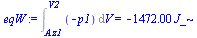 Int(`+`(`-`(p1)), V = `*`(A, `*`(z1)) .. V2) = `+`(`-`(`*`(1472., `*`(J_))))