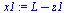 `+`(L, `-`(z1))