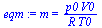 m = `/`(`*`(p0, `*`(V0)), `*`(R, `*`(T0)))
