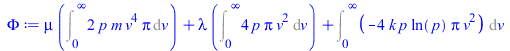 `+`(`*`(mu, `*`(Int(`+`(`*`(2, `*`(p, `*`(m, `*`(`^`(v, 4), `*`(Pi)))))), v = 0 .. infinity))), `*`(lambda, `*`(Int(`+`(`*`(4, `*`(p, `*`(Pi, `*`(`^`(v, 2)))))), v = 0 .. infinity))), Int(`+`(`-`(`*`(...